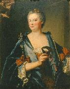Hyacinthe Rigaud Portrait of Marie-Madeleine Mazade oil